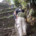 Steep trail up Waynapicchu (Eric Simonson)