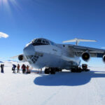 The Vinson Expedition begins on blue ice runway of Patriot Hills (Greg Vernovage)