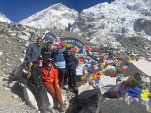 EBC Team reached Everest Base Camp at (17,598') (Photo Pemba Nuru)