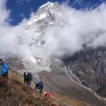 Mera Peak trekkers on the trail. (Ngawang Tenjing Sherpa Photo)