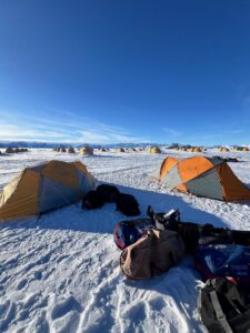 Camp at Union Glacier (Max Bond)