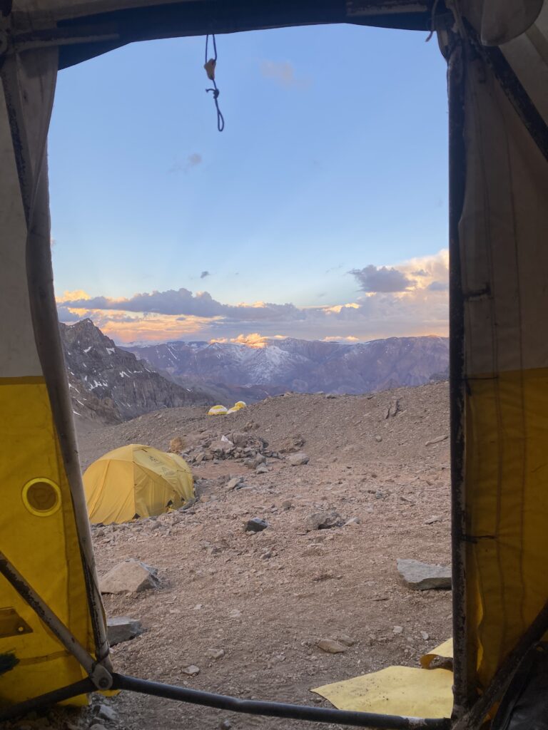 Sunset view from camp (T Nachand)