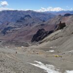 Looking back down at Camp 1 (Stu Johnson)