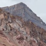 The uplifted volcanic rocks of Aconcagua (Stu Johnson)