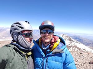 Aconcagua Guides Tyler Nachand and Leandro Villegas (T Nachand)