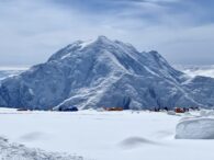 View of Mt. Foraker from 14K Camp.